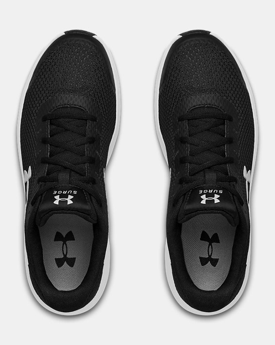 Men's UA Surge 2 Running Shoes in Black image number 2